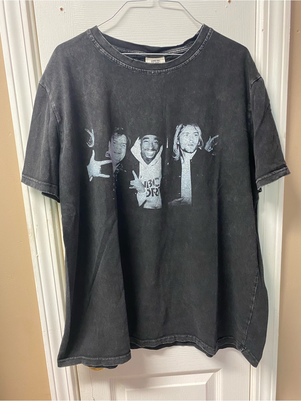 Comfort Colors Black Graphic Crewneck Sweater - Picture 4 of 5